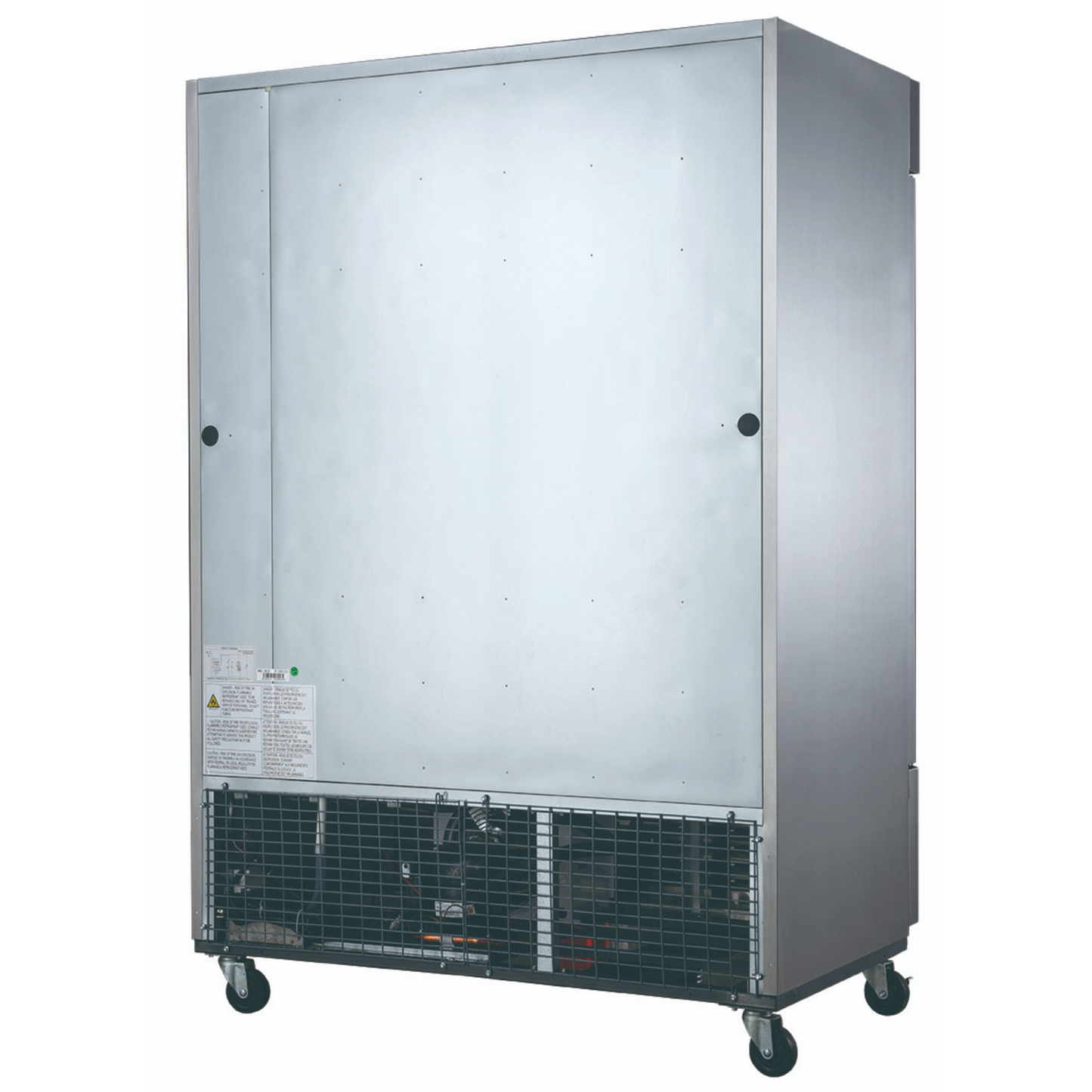 D55F 2-Door Commercial Reach In Freezer in Stainless Steel