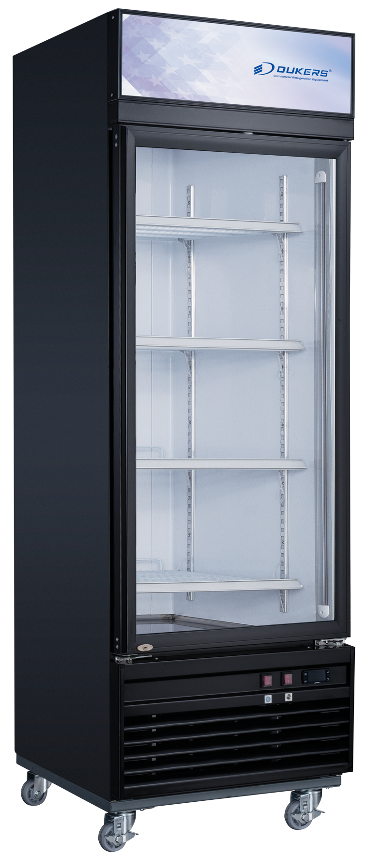 Single door freezer merchandiser