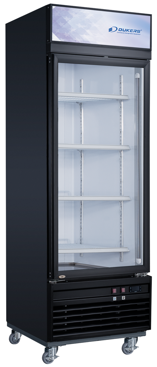 Single door freezer merchandiser