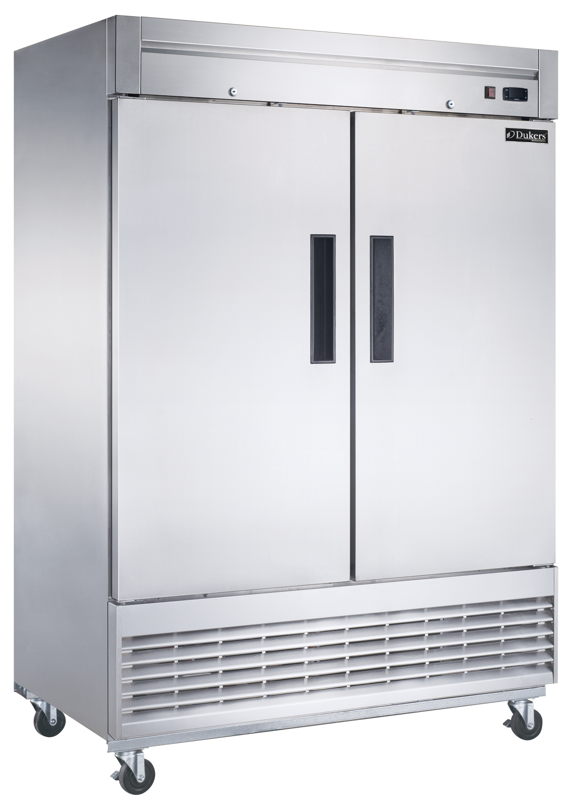 D55F 2-Door Commercial Reach In Freezer in Stainless Steel