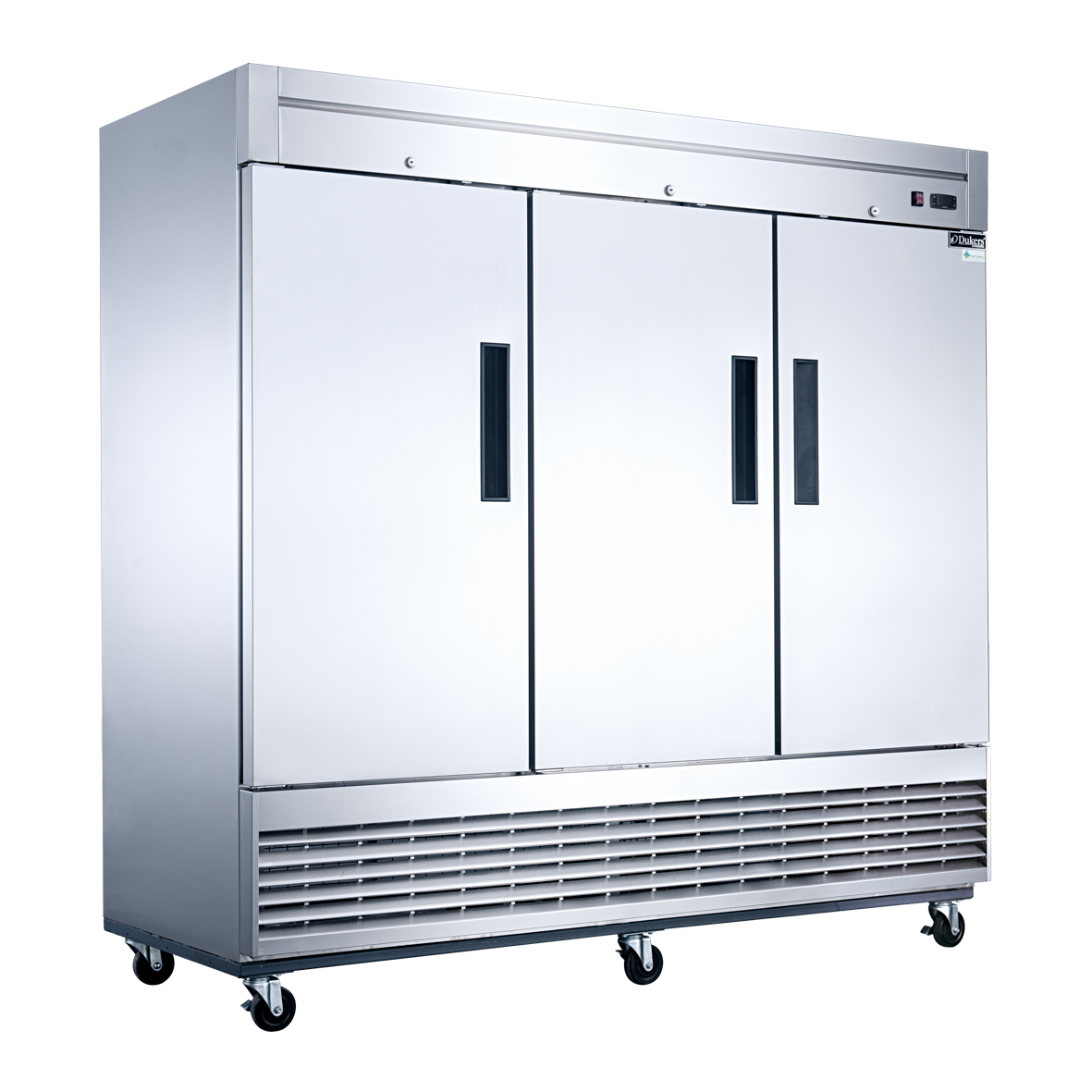 D83R 3-Door Commercial Reach In Refrigerator in Stainless Steel