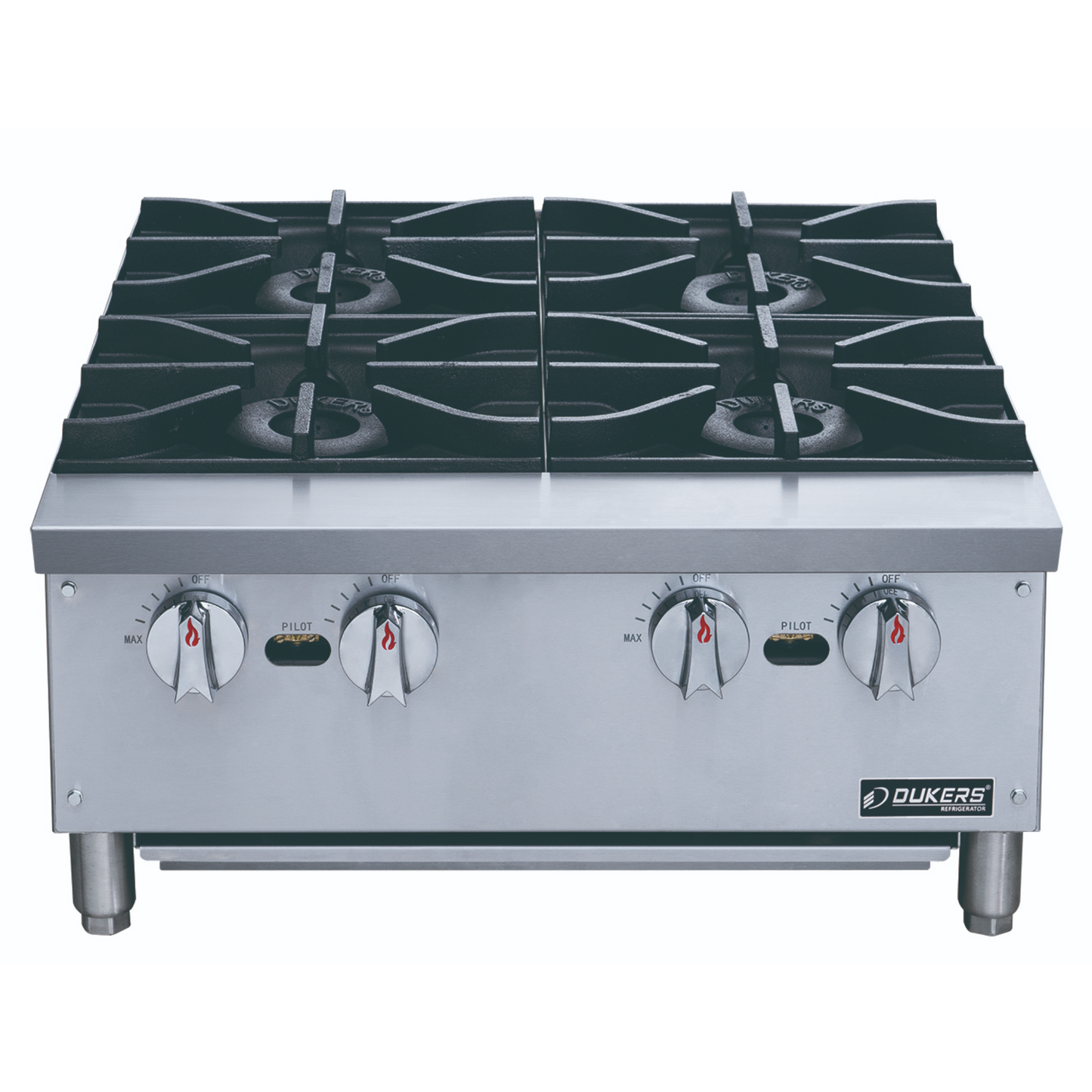 Dukers Four Lift-Off Burner Hot Plate DCHPA24 - Natural Gas