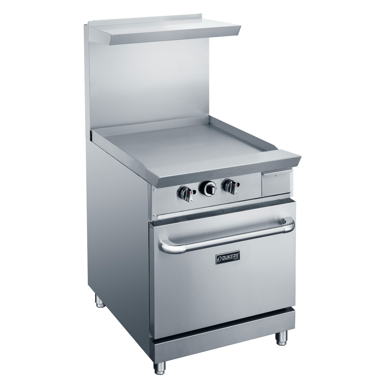 DCR24-GM 24" Gas Range with 24" Griddle