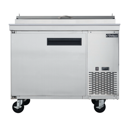 DPP44-6-S1 Commercial Single Door Pizza Prep Station Table Refrigerator