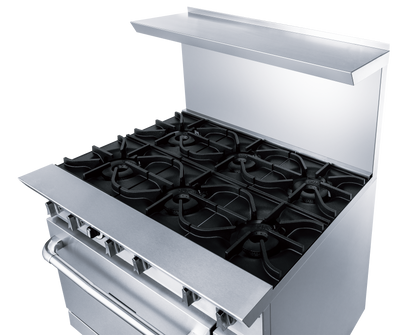 DCR36-6B 36" Gas Range with Six (6) Open Burners