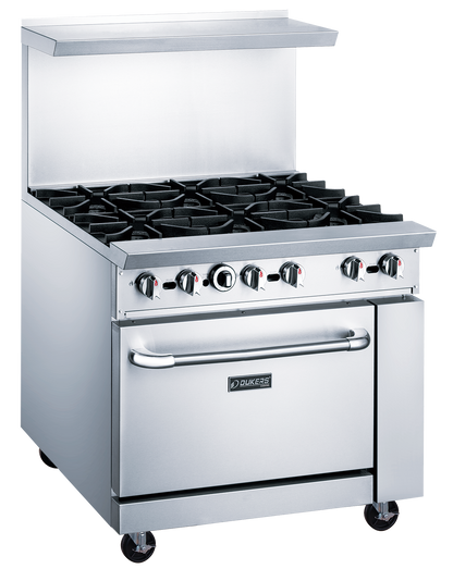 DCR36-6B 36" Gas Range with Six (6) Open Burners