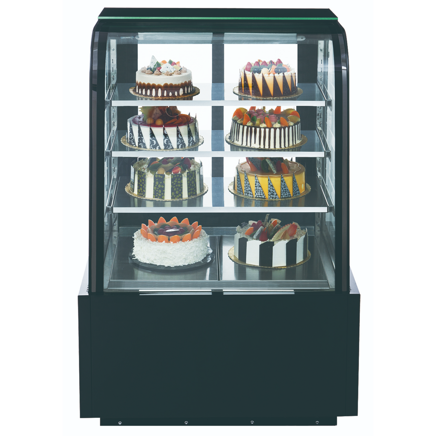 DDM48R-CB Curved Glass 48" Cake Showcase