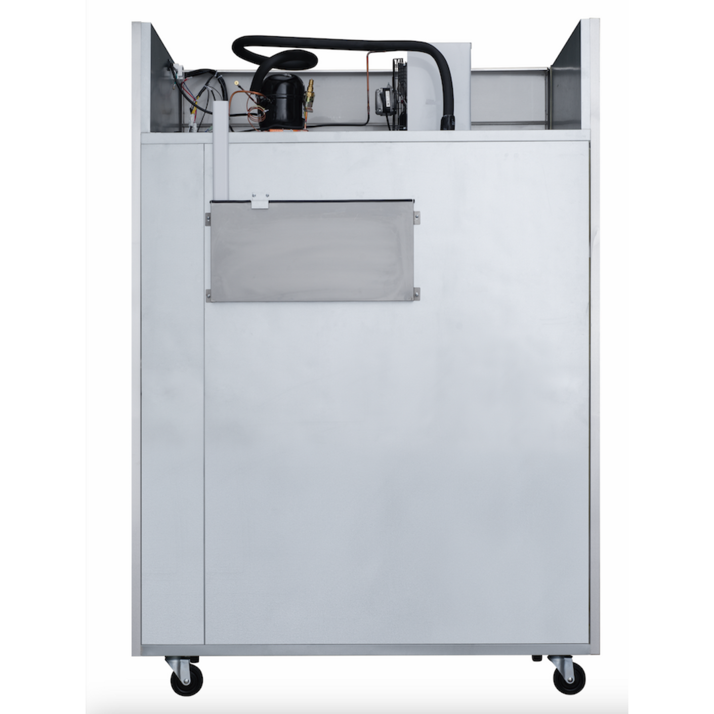 D55AF Commercial 2-Door Top Mount Reach In Freezer in Stainless Steel