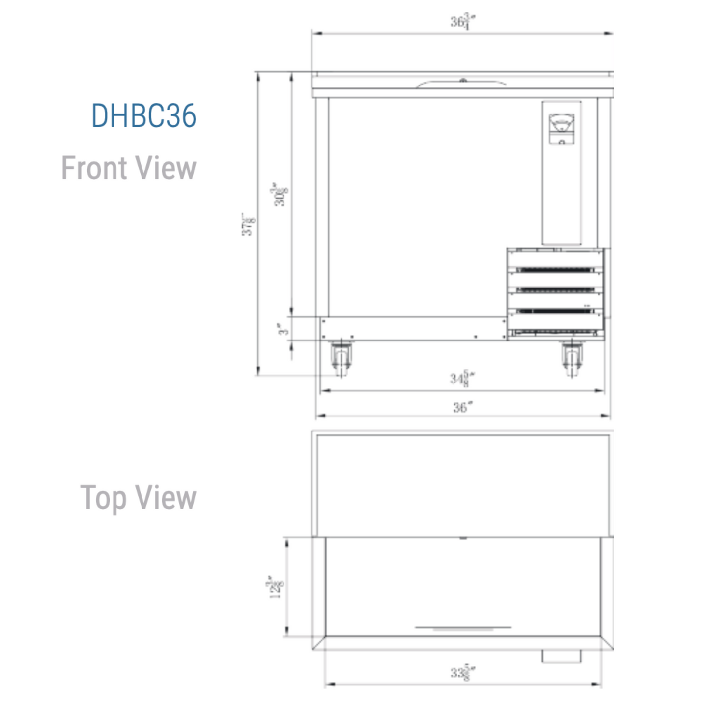 DHBC36 - 36" Bottle Cooler