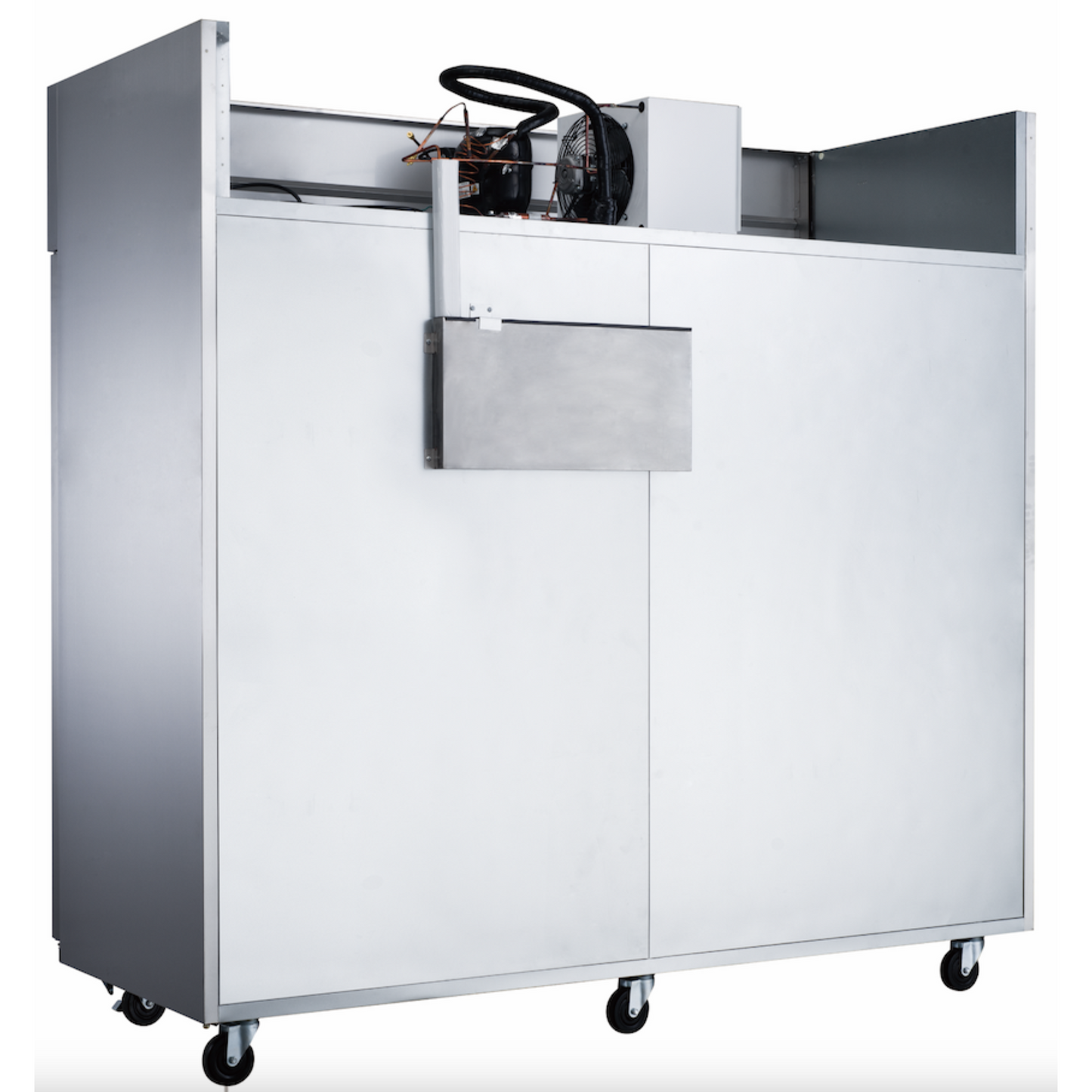 D83AR Commercial 3-Door Top Mount Refrigerator in Stainless Steel