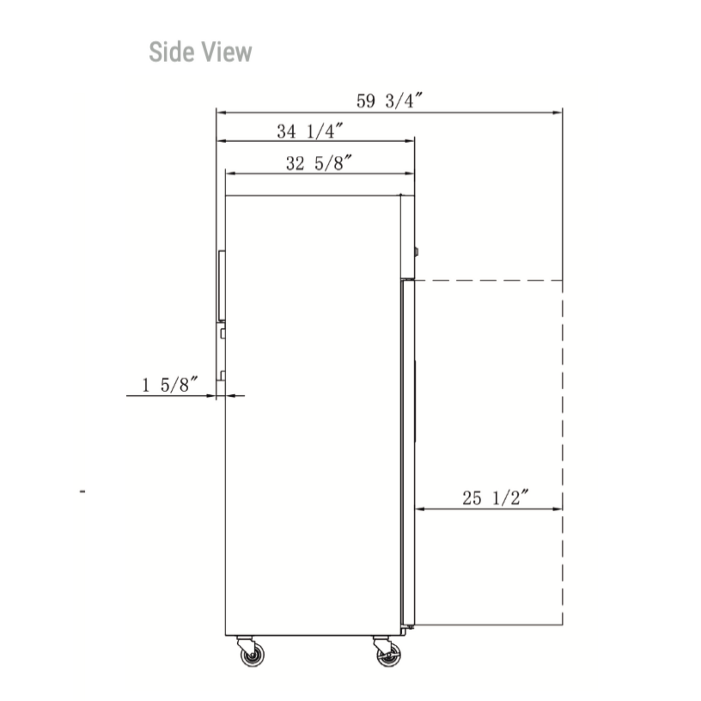 D83AR Commercial 3-Door Top Mount Refrigerator in Stainless Steel