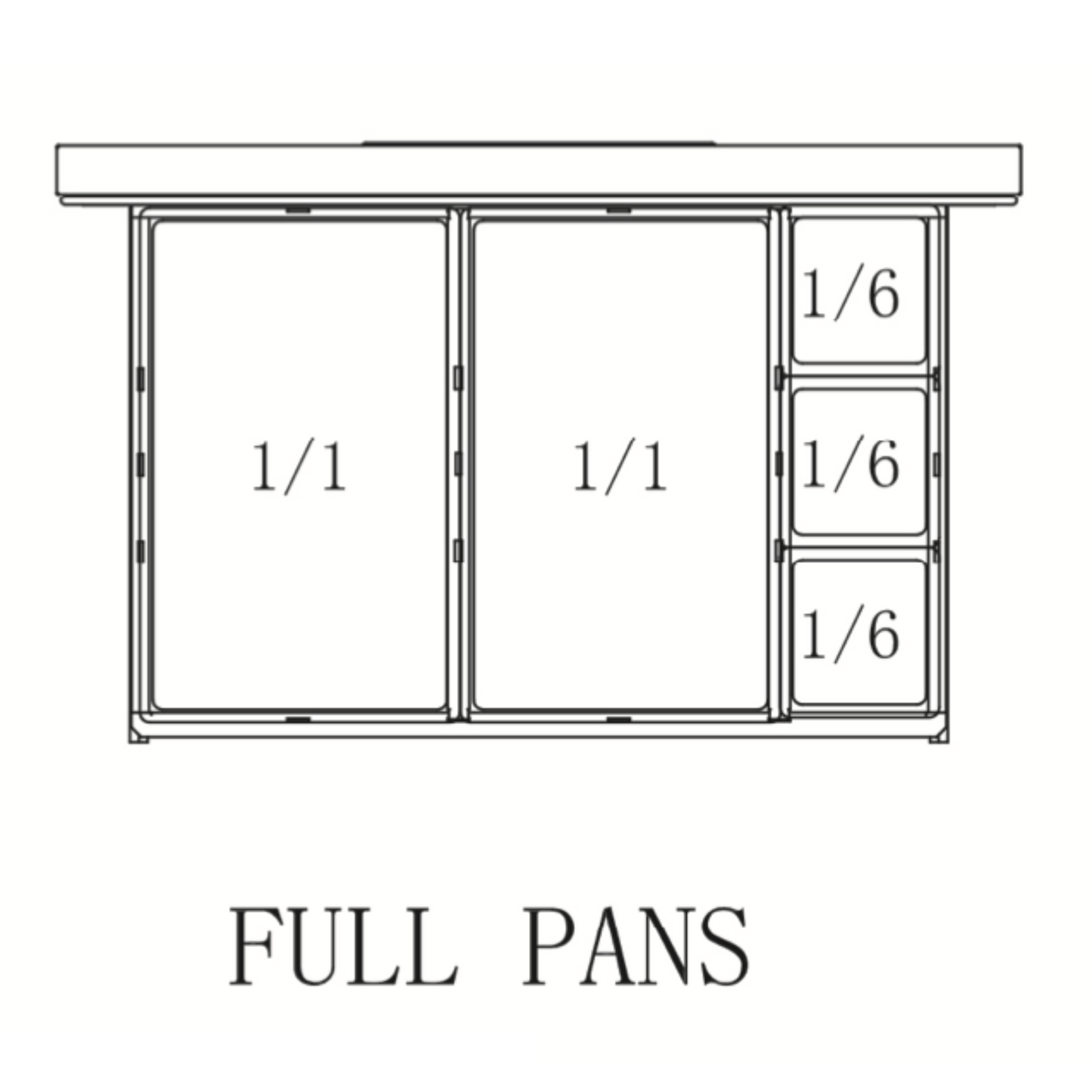 DCB52-D2 52"Chef Base Refrigerator with 2 Drawers