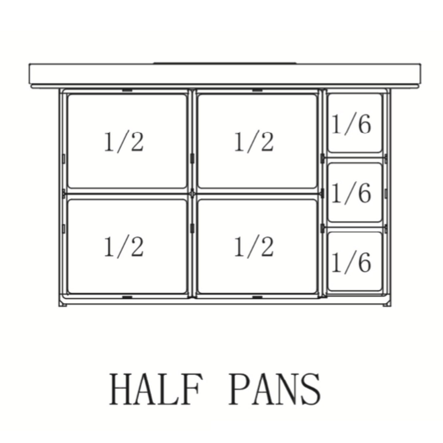 DCB52-D2 52"Chef Base Refrigerator with 2 Drawers