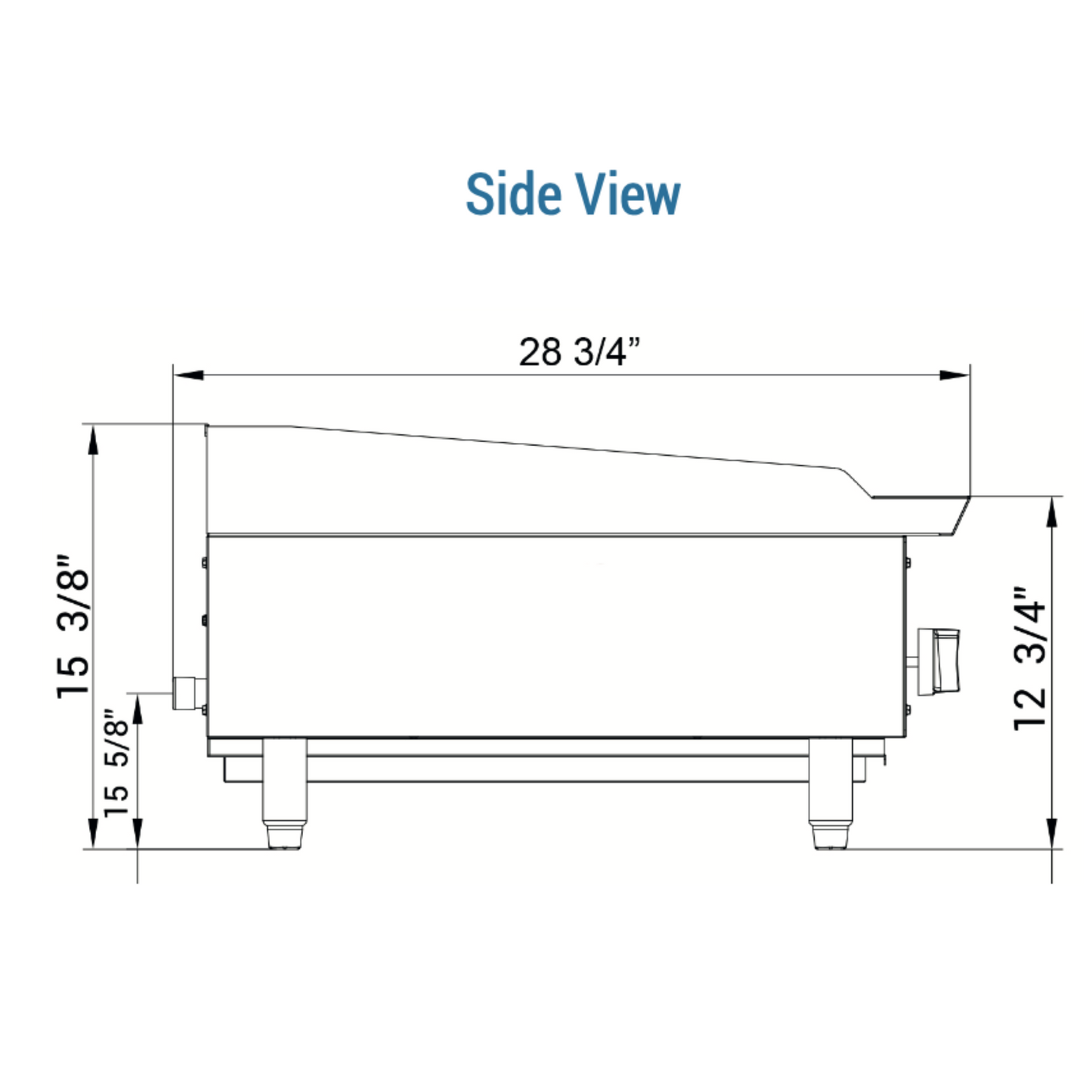 DCRB36 36 in. W Countertop Charbroiler