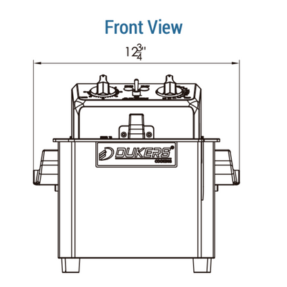 DCF10E 10lb One Basket Electric Countertop Fryer