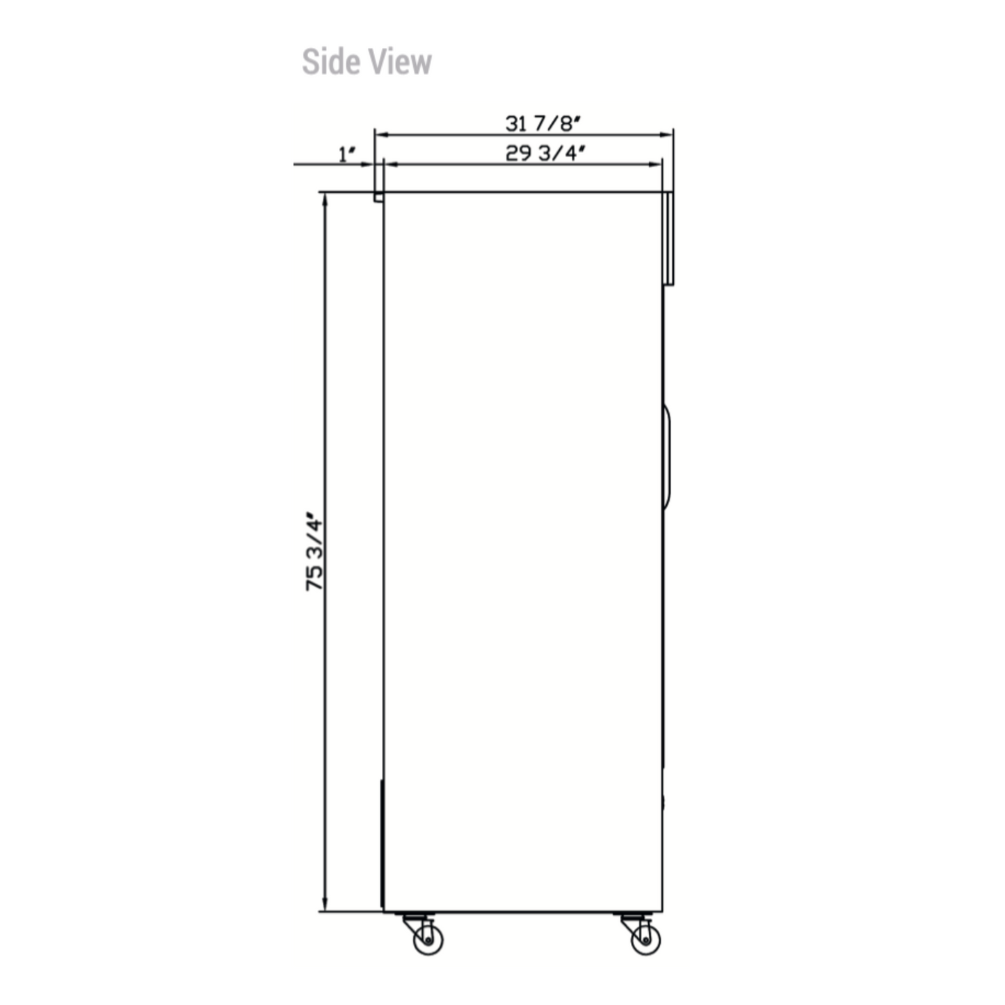 DSM-68SR Commercial Glass Sliding 3-Door Merchandiser Refrigerator