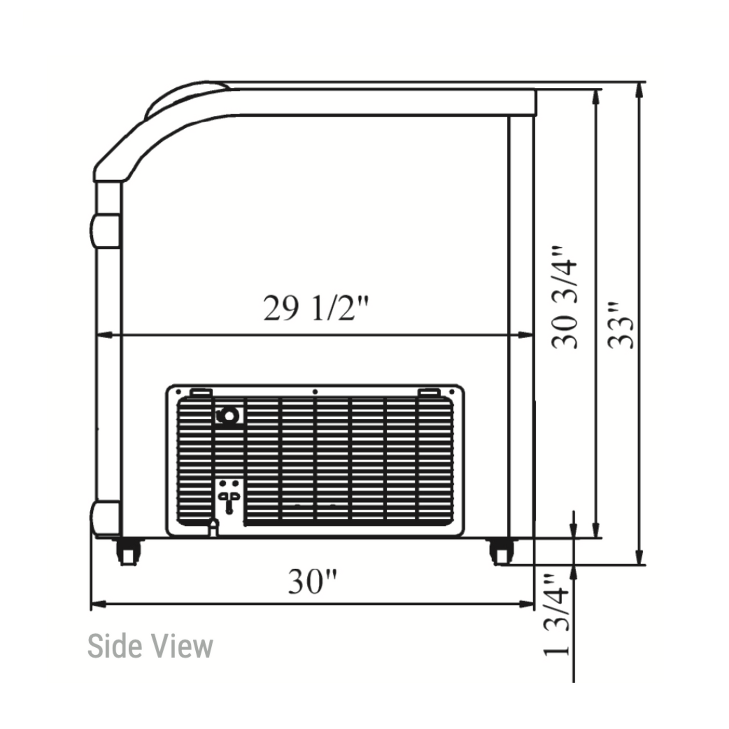 WD-700Y Commercial Chest Freezer in White