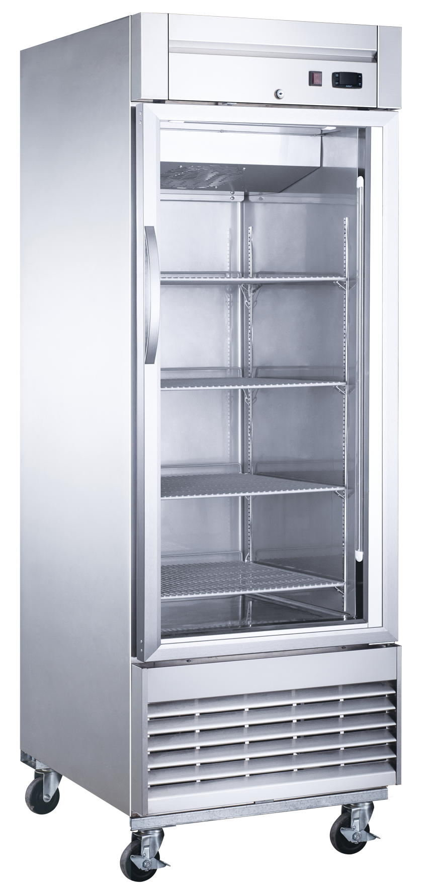 Dukers D28F-GS1 Bottom Mount Glass Single Door Commercial Reach-in Freezer